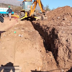 Instalación de matriz soterrada